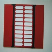 Red slide tray, 20 place